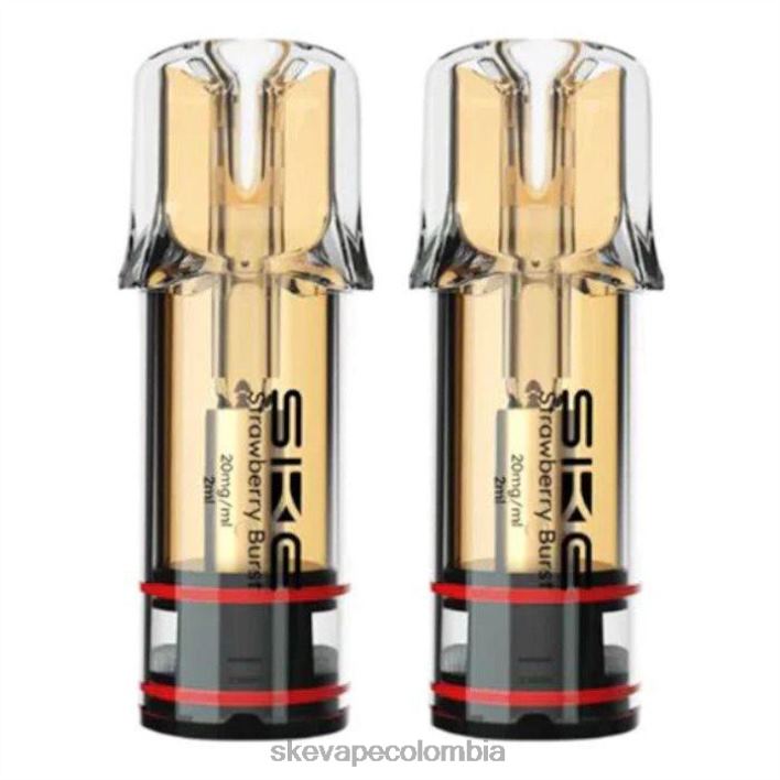 SKE Vape Colombia - SKE vaporizadores de cristal más vainas hielo reventado de fresa 82N4613