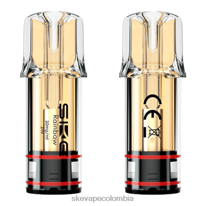 SKE Vape Pen - SKE vaporizadores de cristal más vainas arcoíris 82N4618