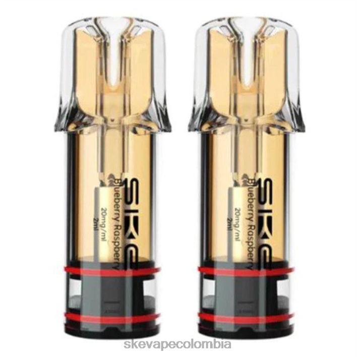 SKE Vape Refills - SKE vaporizadores de cristal más vainas frambuesa arándano 82N4616