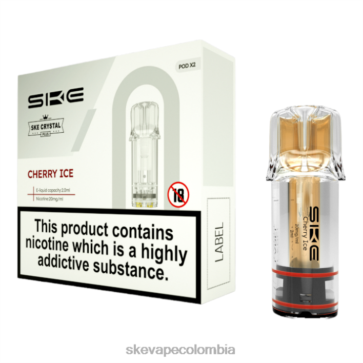 SKE Vape Refills - SKE vaporizadores de cristal más vainas hielo de cereza 82N46106