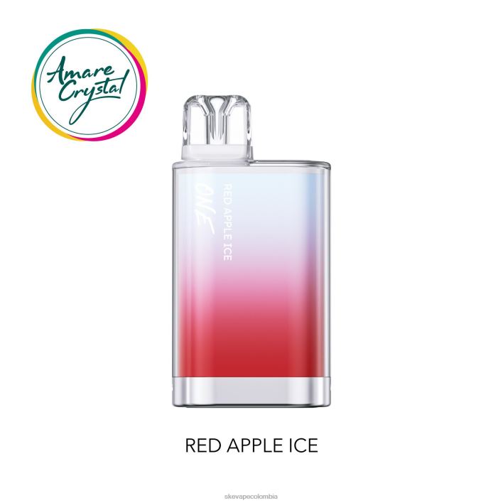 SKE Vape Juice - SKE vape desechable amare crystal one hielo de manzana roja 82N4629